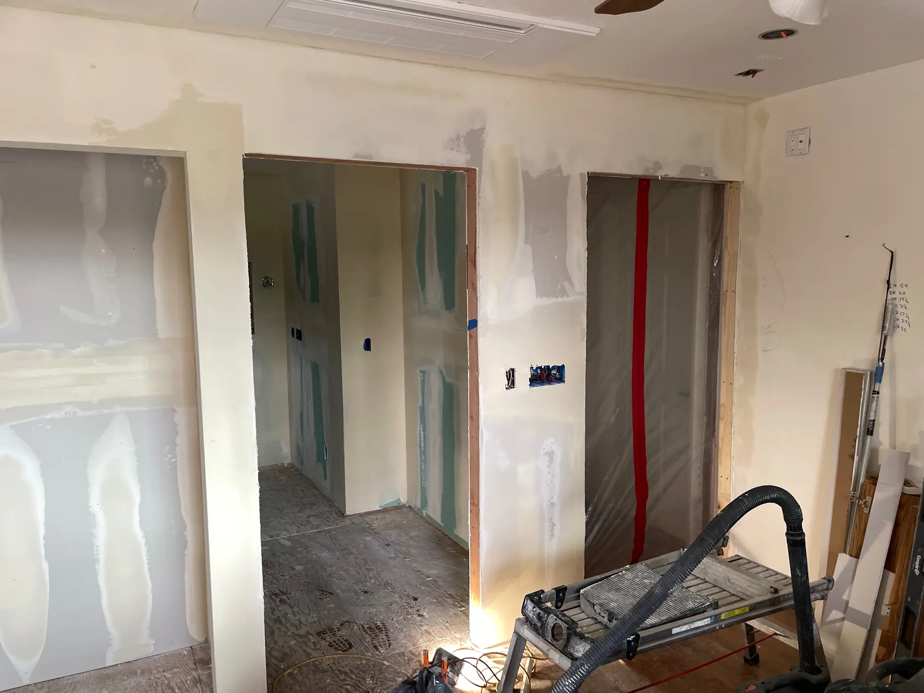 Accessible bathroom with roll-in shower, San Diego — during photo 2