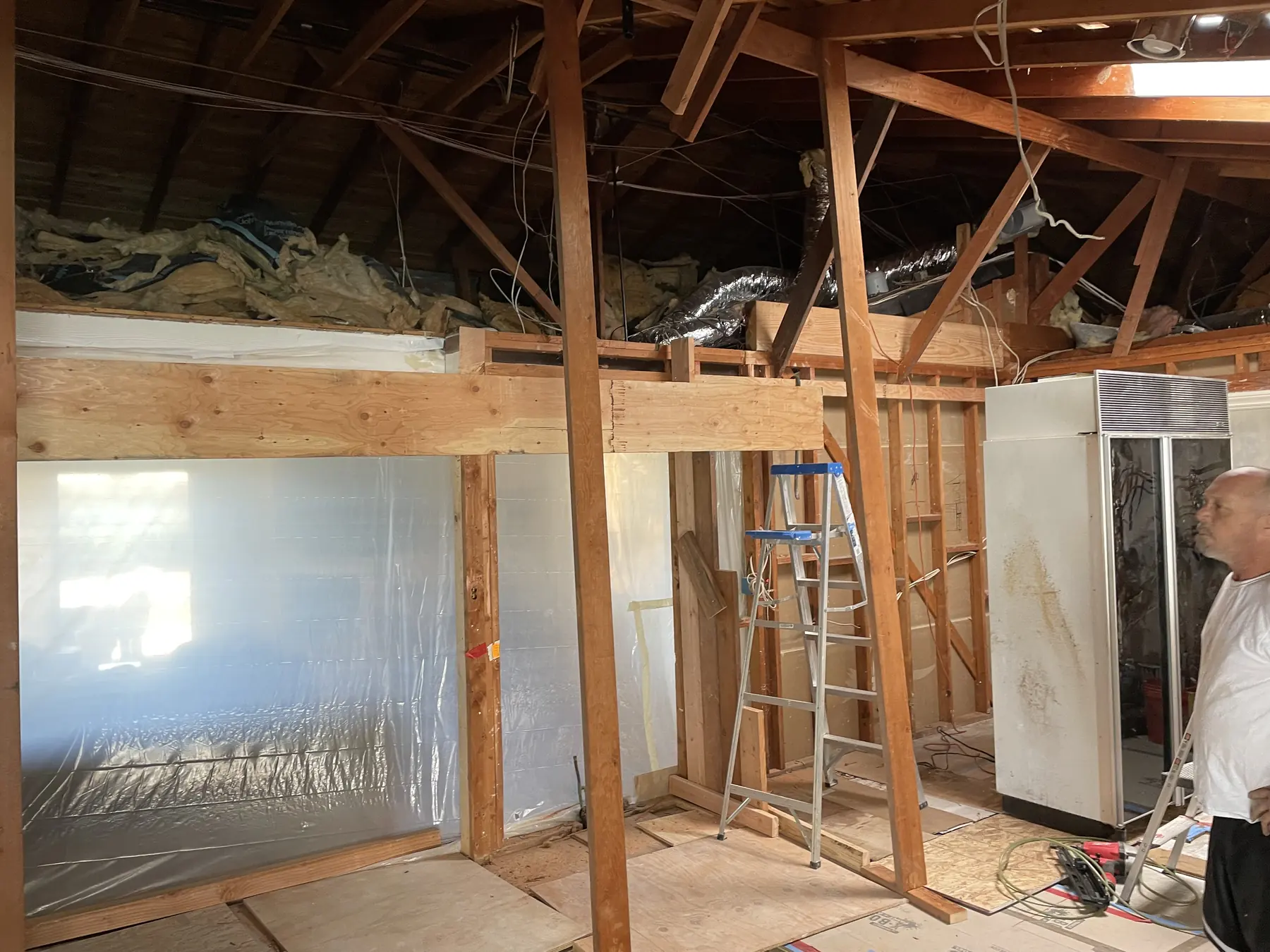 Kitchen & dining remodel, Rancho Santa Fe — during photo 2