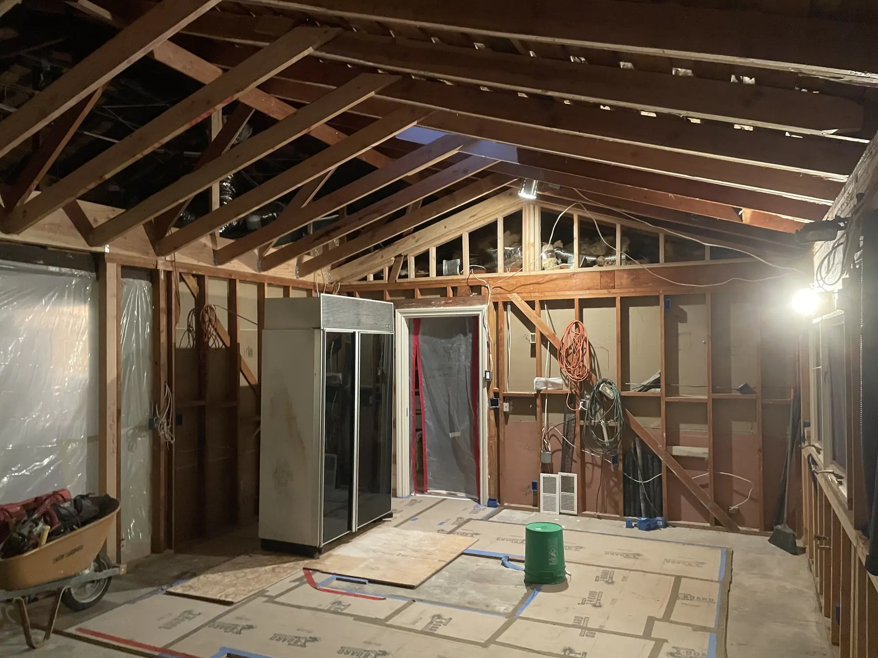 Kitchen & dining remodel, Rancho Santa Fe — during photo 3
